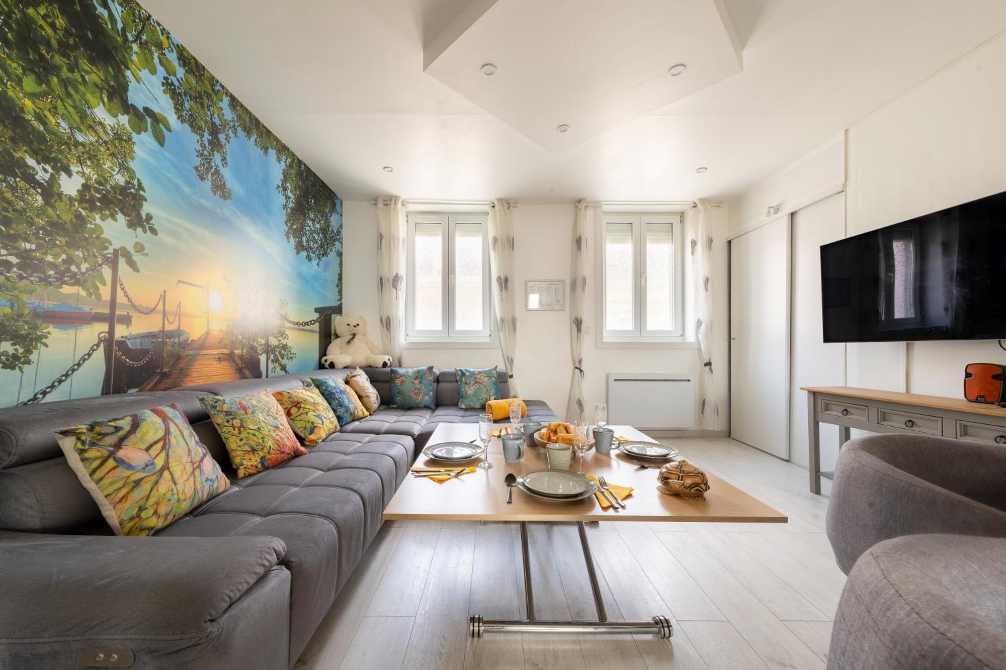 Casa Inca Calais - Duplex Soleil Latino - Parking Free, Station Apartment Exterior photo